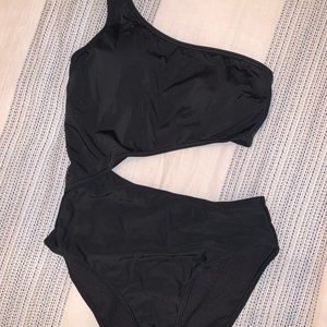 Black One Piece Bathing Suit